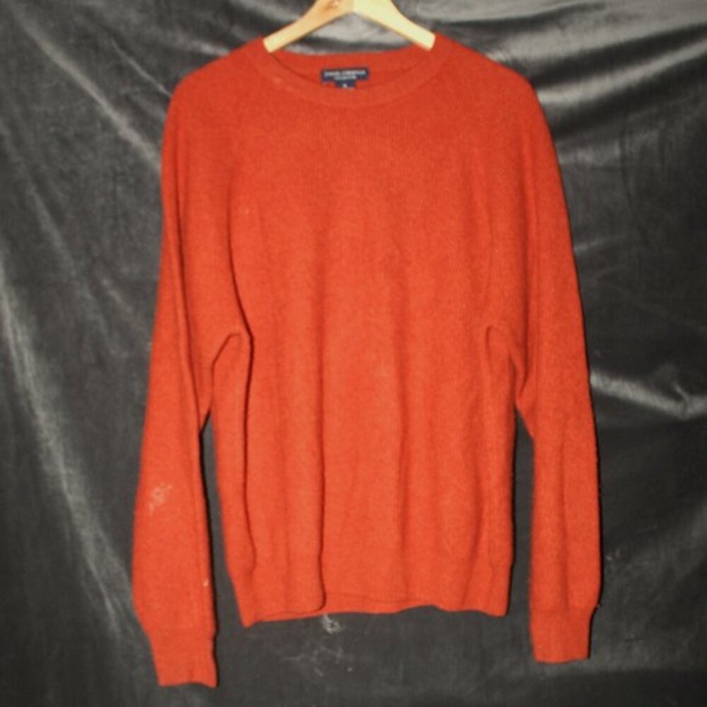 Daniel Cremieux Ribbed Cashmere Crew Neck Sweater 🌵xl
